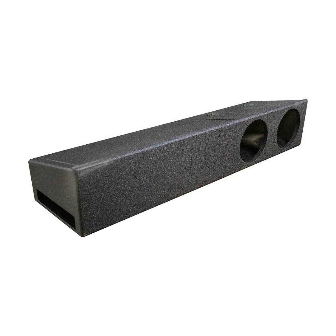 QPower “QBOMB” QBFORDFF09208 Ford F-Series Super Crew ’09-’24 Dual 8″ Empty Woofer Enclosure