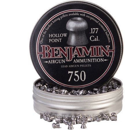 Benjamin 14020 .177-Caliber Hollow Point Small Game Hunting Pellets (750-Count)