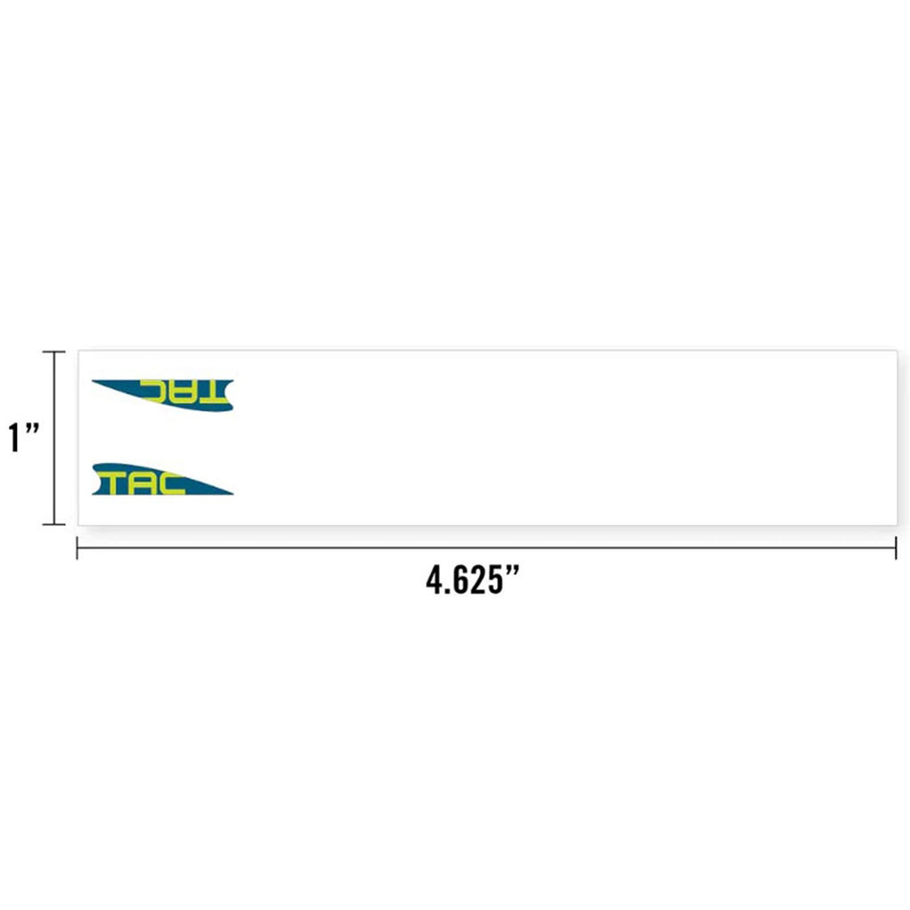 TAC Vanes Arrow Wraps, 4.25" x 1.0", White Wraps, Pack of 13 Arrow Wraps, Arrow Accessories for Archery Bowhunting and Target Shooting