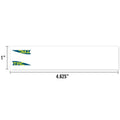 TAC Vanes Arrow Wraps, 4.25" x 1.0", White Wraps, Pack of 13 Arrow Wraps, Arrow Accessories for Archery Bowhunting and Target Shooting