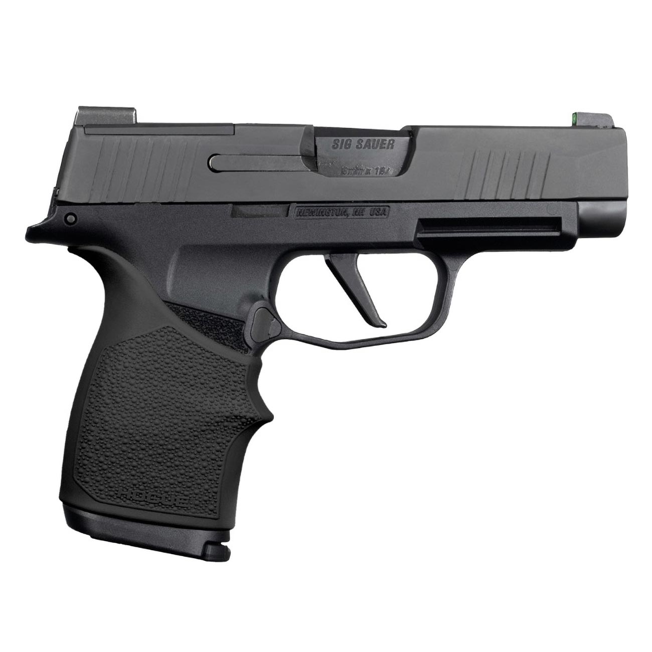 Hogue HandAll Beavertail Rubber Grip Sleeve for SIG SAUER P365X & P365XL, Black - 18710