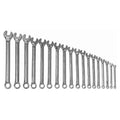 Williams MWS-18A Combination Wrench Set, 18 Piece 7mm-24mm High Polish Chrome