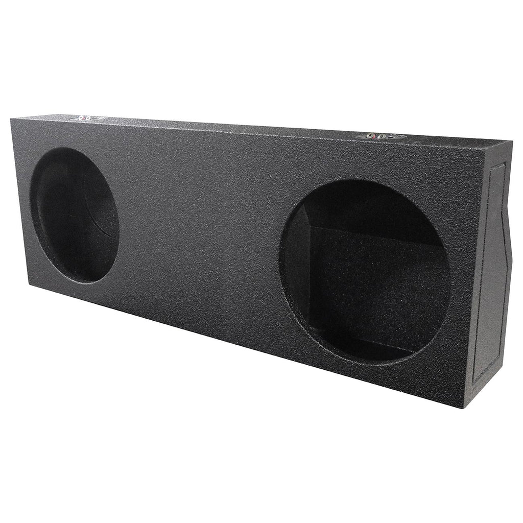 QPower QBTUNDRA122022CREW “QBOMB” ’22-’24 Toyota Tundra Crew Max Dual 12″ Sealed Empty Woofer Enclosure