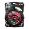 Bullz Audio 8 Gauge Amplifier Wiring Kit – 1000W Power Cable Installation Kit BGE8RP