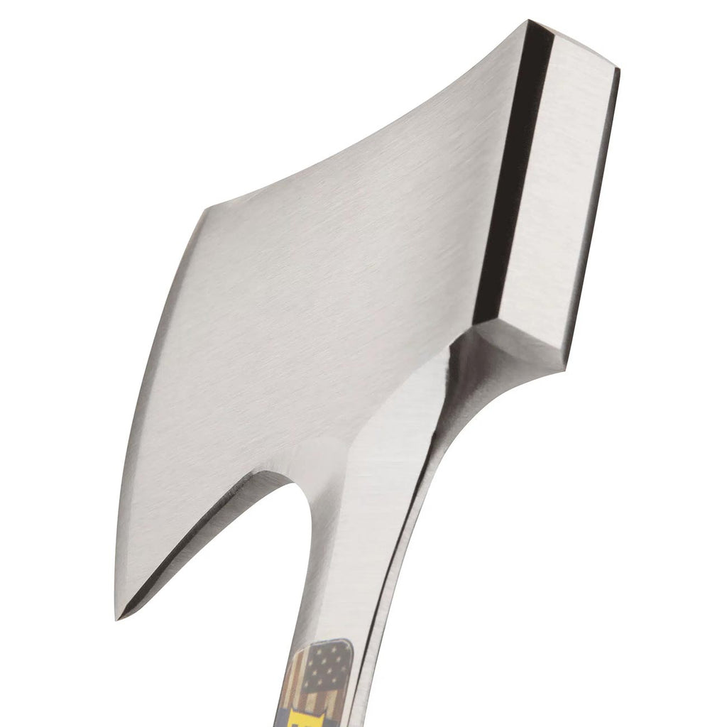 ESTWING Sportsman's Axe - 12" Camping Hatchet with Forged Steel Construction & Genuine Leather Grip - E14A