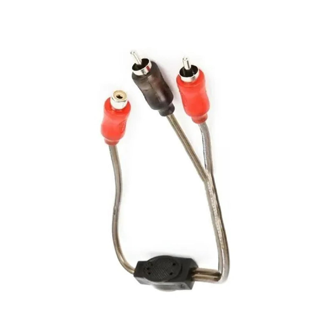 Stinger SI12YM 1000 Series 2-Channel Audiophile Grade RCA Stereo Y-Adapter Cable