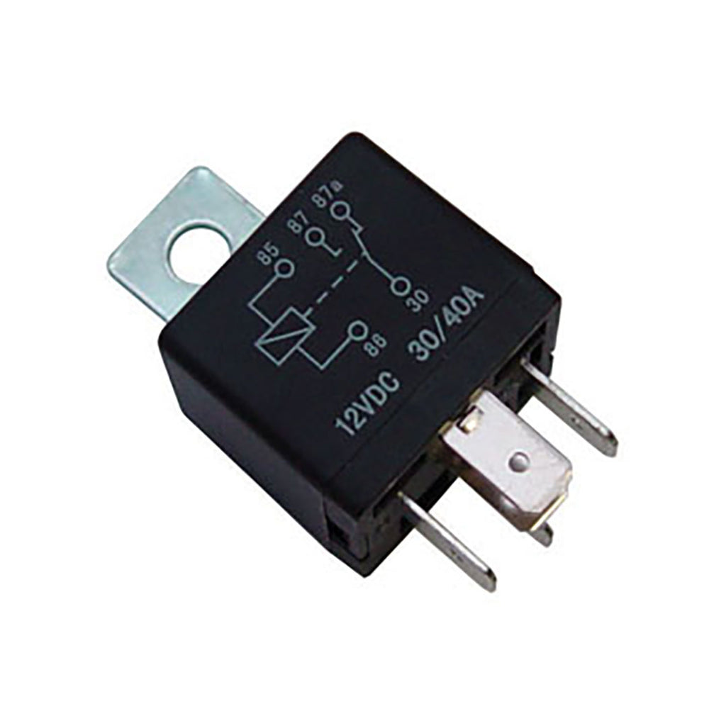 Omega AU7 12 V DC 5-Pin SPDT Automotive Relay – 30/40 Amp Vehicle Alarm & Accessory Control