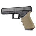 Hogue HandAll Beavertail Rubber Grip Sleeve for GLOCK 17, 18, 19X, 20, 21, 22, 24, 31, 34, 35, 40, 41, 45, 47 (Gen 1, 2 & 5), FDE (Flat Dark Earth) - 17023
