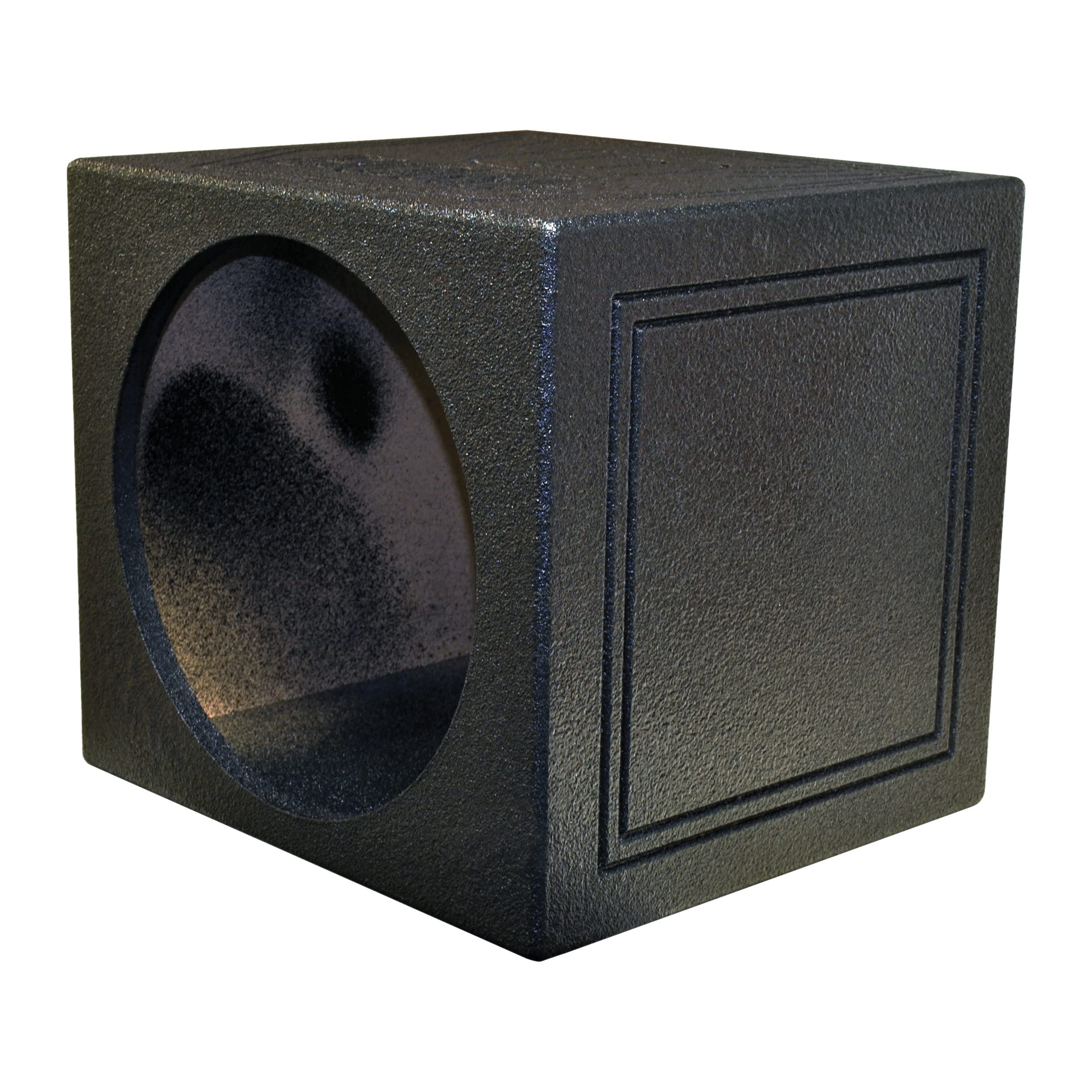 Qpower QBOMB15SSINGLE Single 15 Sealed Woofer Enclosure Withh Bed Liner Spray