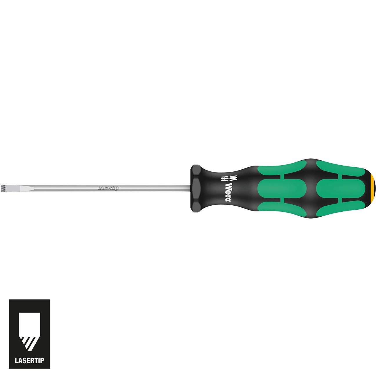 Wera 05110008001 Kraftform Plus 335 Slotted Screwdriver, 5.5mm Head, 8" Blade Length