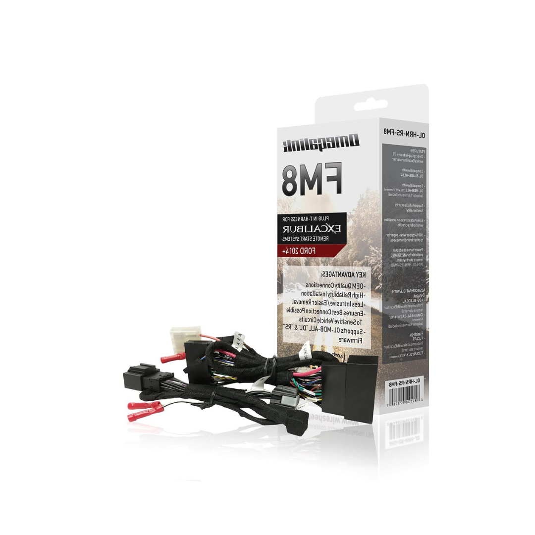 Omegalink OLHRNRSFM8 T-Harness – Plug-In Remote Start Wiring Harness for Select Ford & Lincoln Vehicles (2014–2024)