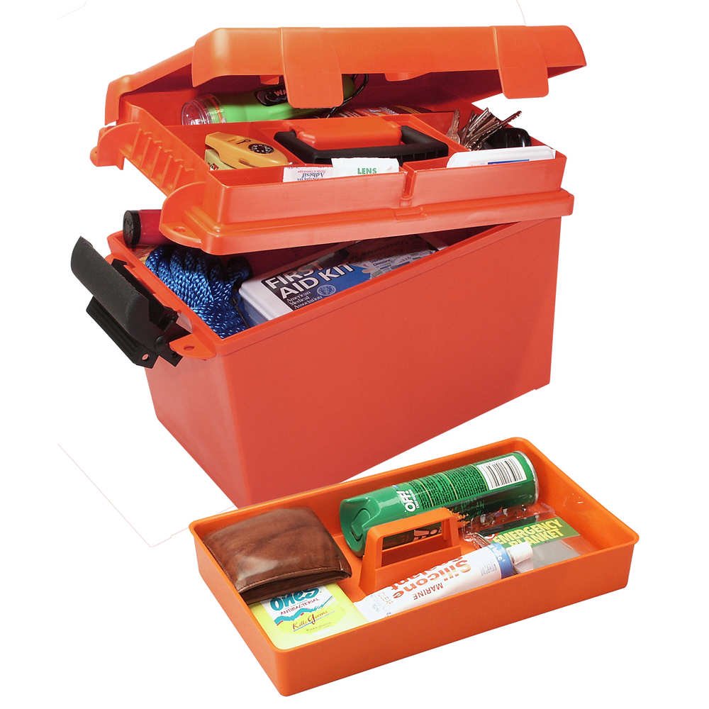 MTM SPUD1-35 Sportsmen's Plus Utility Dry Box, USA Made, Orange, 15-Inch