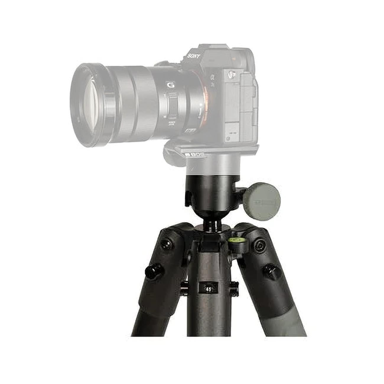 BOG ARCA Swiss Infinite Tripod with 360 Degree Ball Head, Quick-Release Arca Swiss Mount System, and Integral Bubble Level for Hunting, Shooting, Outdoors