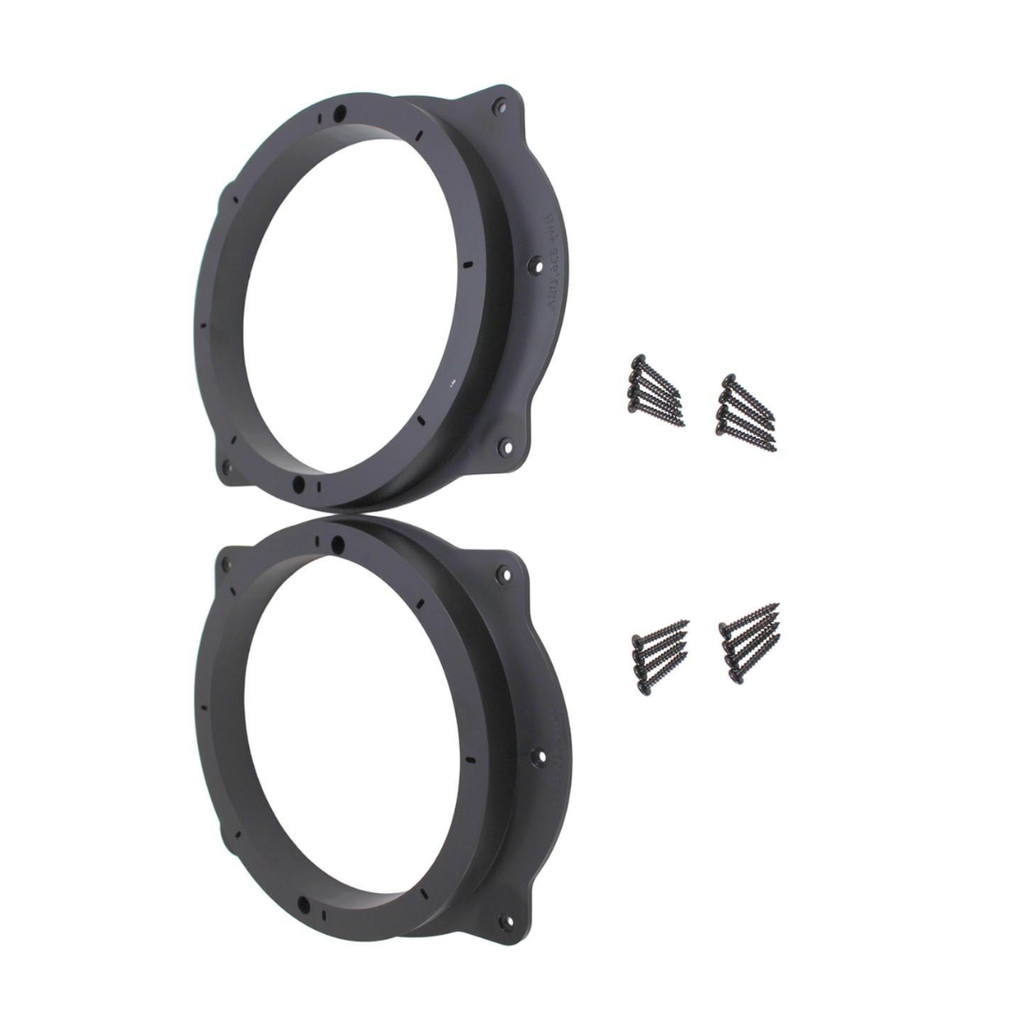 Audiopipe RING-PVCA69-8 Toyota 6×9″ to 8″ Speaker Adapter Rings – PVC Plastic Mounting Spacer Plates Black (Pair)