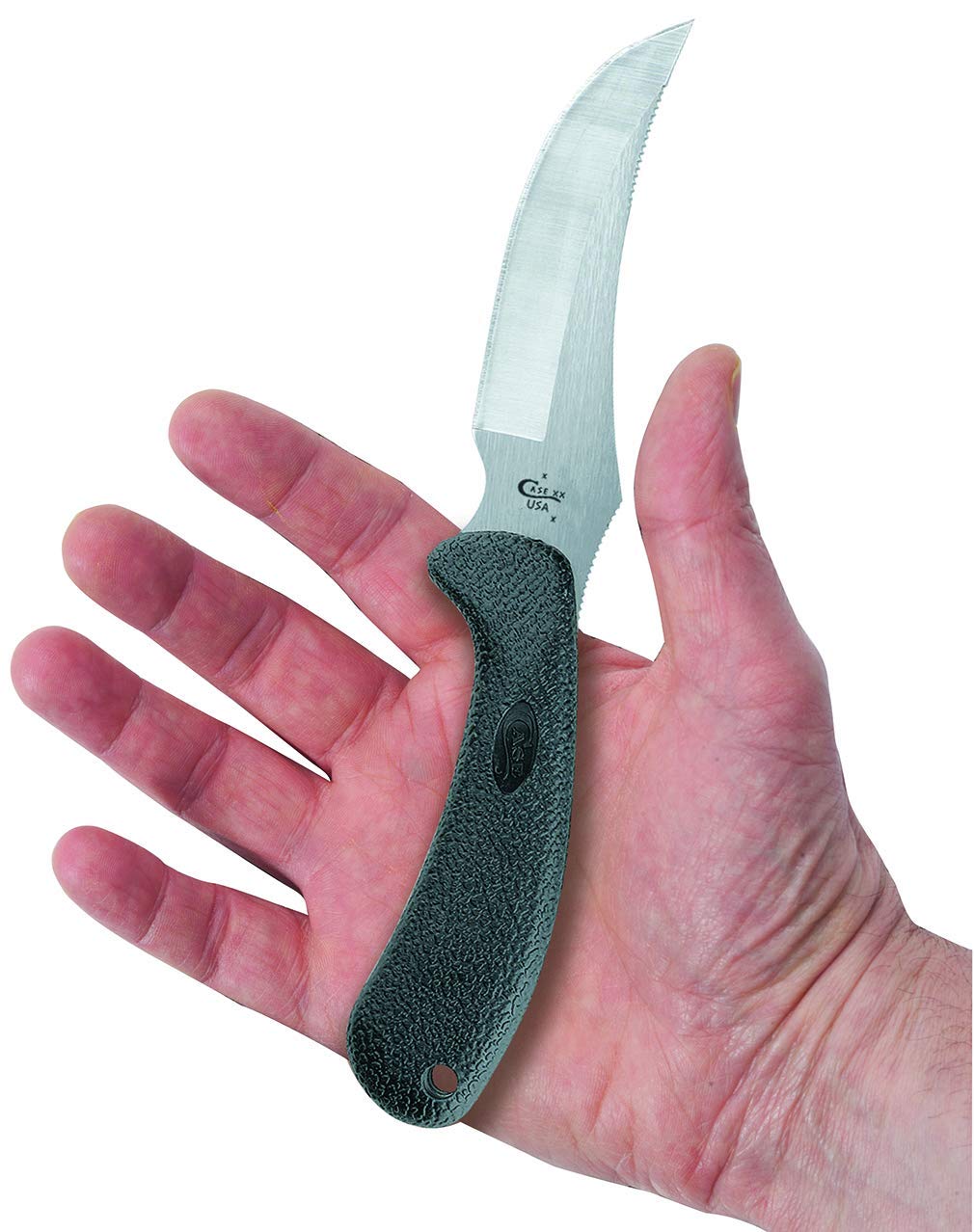 Case WR XX Pocket Knife Ridgeback Hunter Black Zytel Handle W/Nylon Sheath Item #362 - (Ridgeback Hunter)