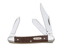 Case WR XX Pocket Knife Brown Synthetic Medium Stockman Item #217 - (63087 SS) - Length Closed: 3 3/8 Inches