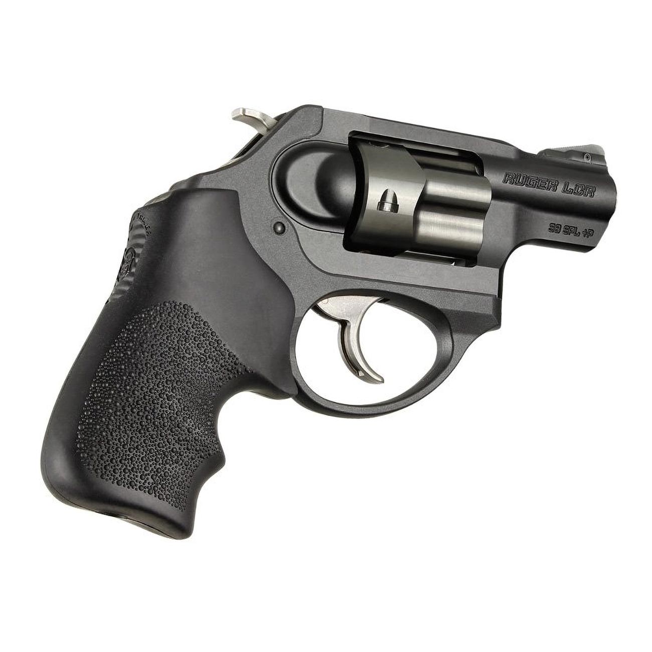 Hogue 78020 Ruger LCR Finger Groove Rubber Tamer Cushion Grip Black