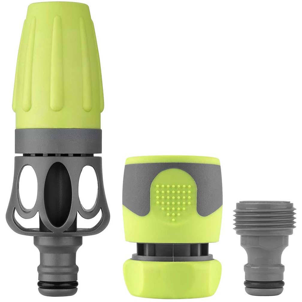 Flexzilla Garden Hose Nozzle Kit, 3-Piece - HFZGAK01