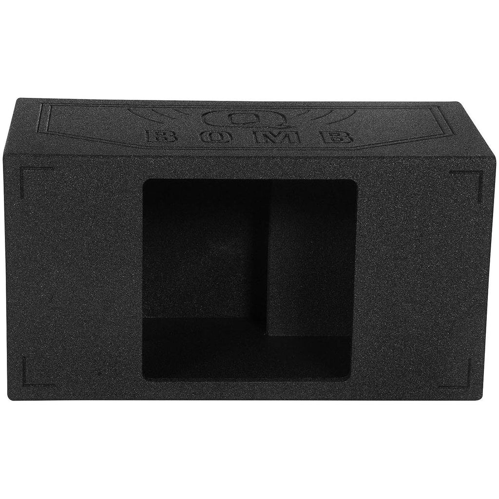 Rockville RQB15SQ Single 15" Side Ported Sub Box Enclosure, Solo Baric L7S/L7R Compatible, Deep Bass, Durable MDF, Black Carpet, for Car Audio Enthusiasts