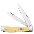 Case XX WR Pocket Knife Yellow Synthetic Trapper Item #80161 - (4254 SS) - Length Closed: 4 1/8 Inches