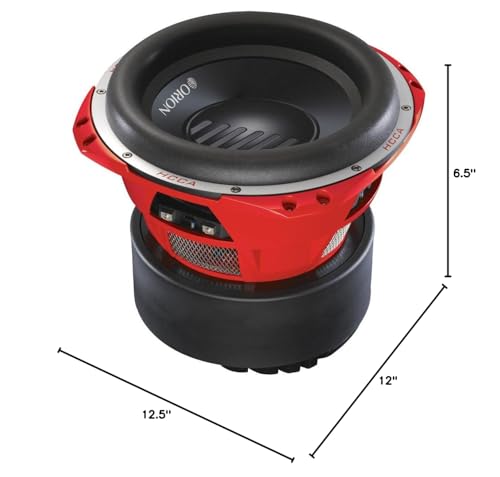 Orion HCCA124 12" Competition Subwoofer – 2500W RMS / 10,000W Max, Dual 4-Ohm Voice Coils