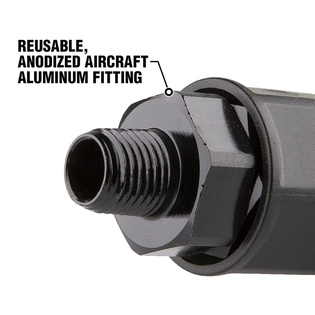 Flexzilla Pro Air Hose Reusable Fitting with Swivel, 1/4 in. - RP900250S
