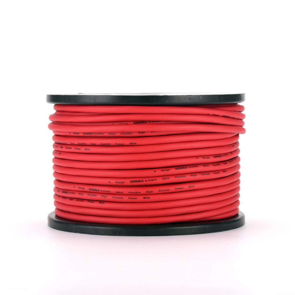 Orion Cobalt PW8200R 8 Gauge Wire (200ft) Copper Clad Aluminum CAA - High Powered Car Audio/Amplifier Power & Ground Cable, Battery Cable, Home Speaker Stereo, Welding Battery, RV Trailer Wiring