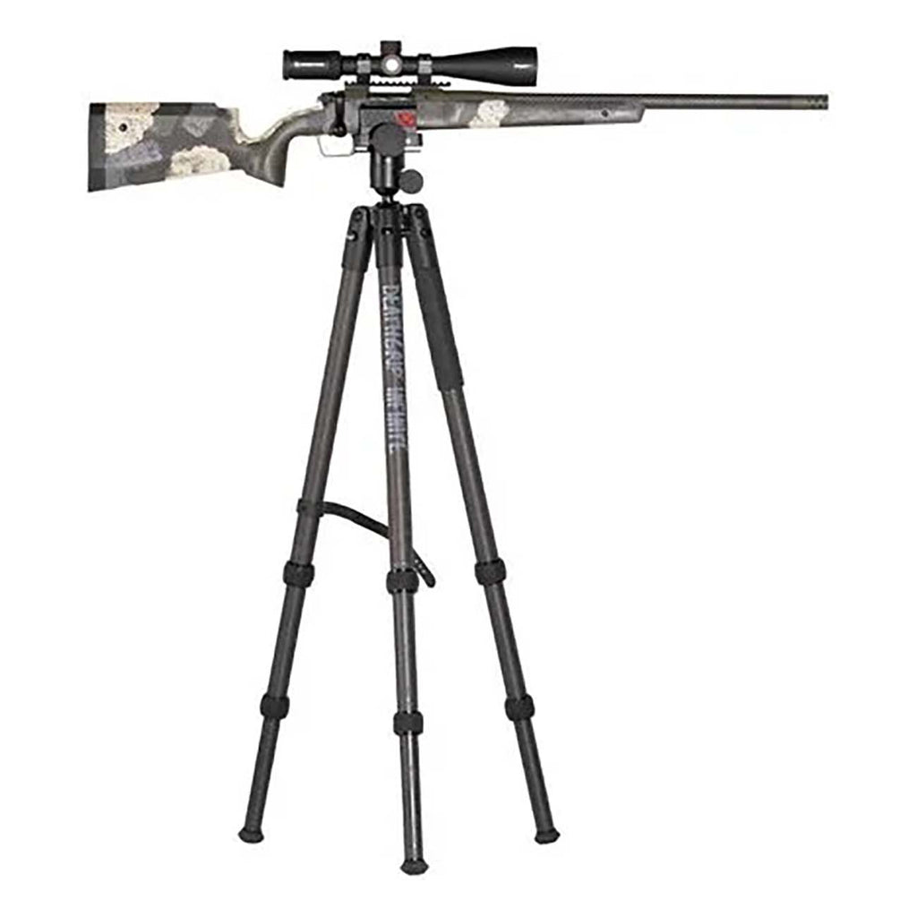 BOG DeathGrip Infinite Carbon Fiber Tripod with Heavy Duty Construction, 360 Degree Ball Head, Quick-Release Arca-Swiss Mount System, and Optics Plate for Hunting, Shooting, Glassing, and Outdoors
