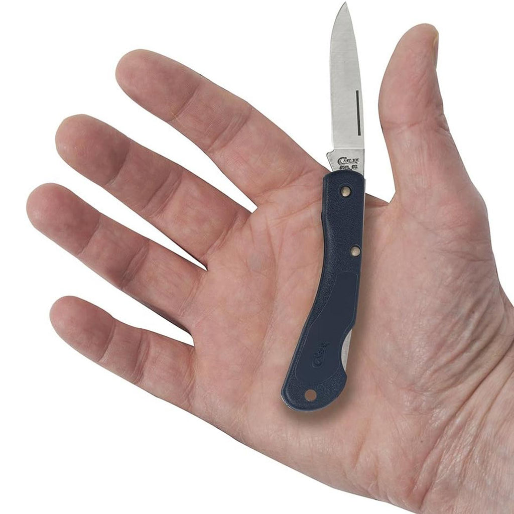 Case XX WR POCKET KNIFE BLUE HANDLED MINI-BLACKHORN, ITEM 2392, LENGTH CLOSED 3 1/8 INCH (LT1059L SS)