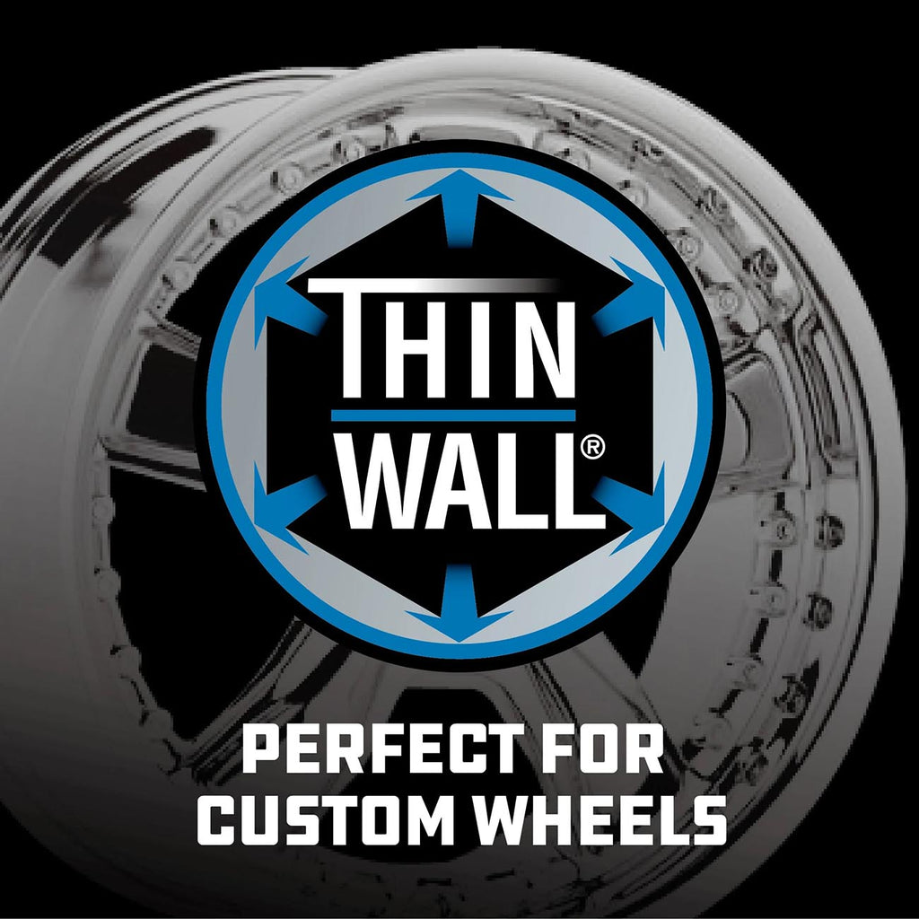 Powerbuilt 1/2 Inch Drive 17mm Impact Lug Nut Socket, Non-marring and Thin Wall Lug Nut Socket, Protects Lug Nuts from Damage - 941039