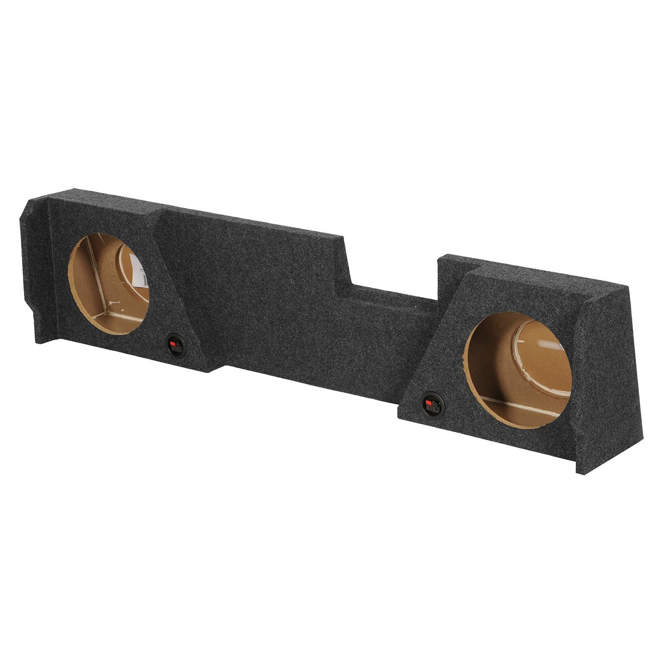 Q Power GMC102014DCAB Dual 10" Subwoofer Enclosure Box for 2014-2016 Chevy Silverado and GMC Sierra Double Cab Trucks