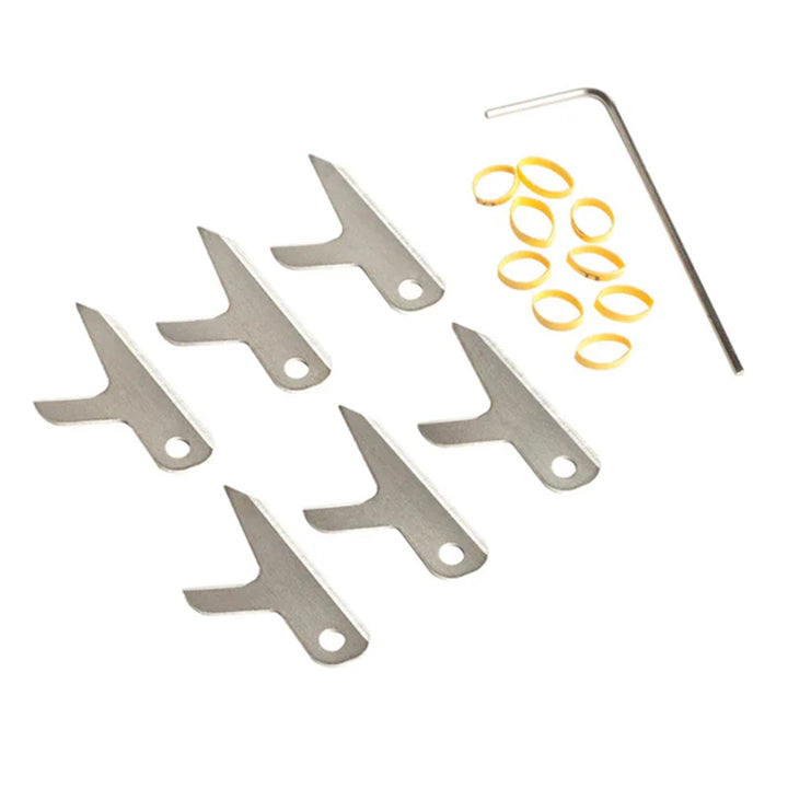 Swhacker 100 Grain 1.75-Inch Replacement Blades (Set of 6), Large, Silver