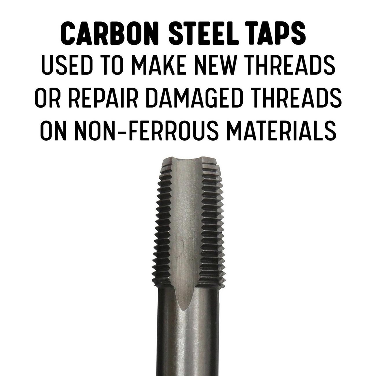 Drill America - POU1/8NPTW/DRILL 1/8" Carbon Steel NPT Pipe Tap and R High Speed Steel Drill Bit Set, POU Series
