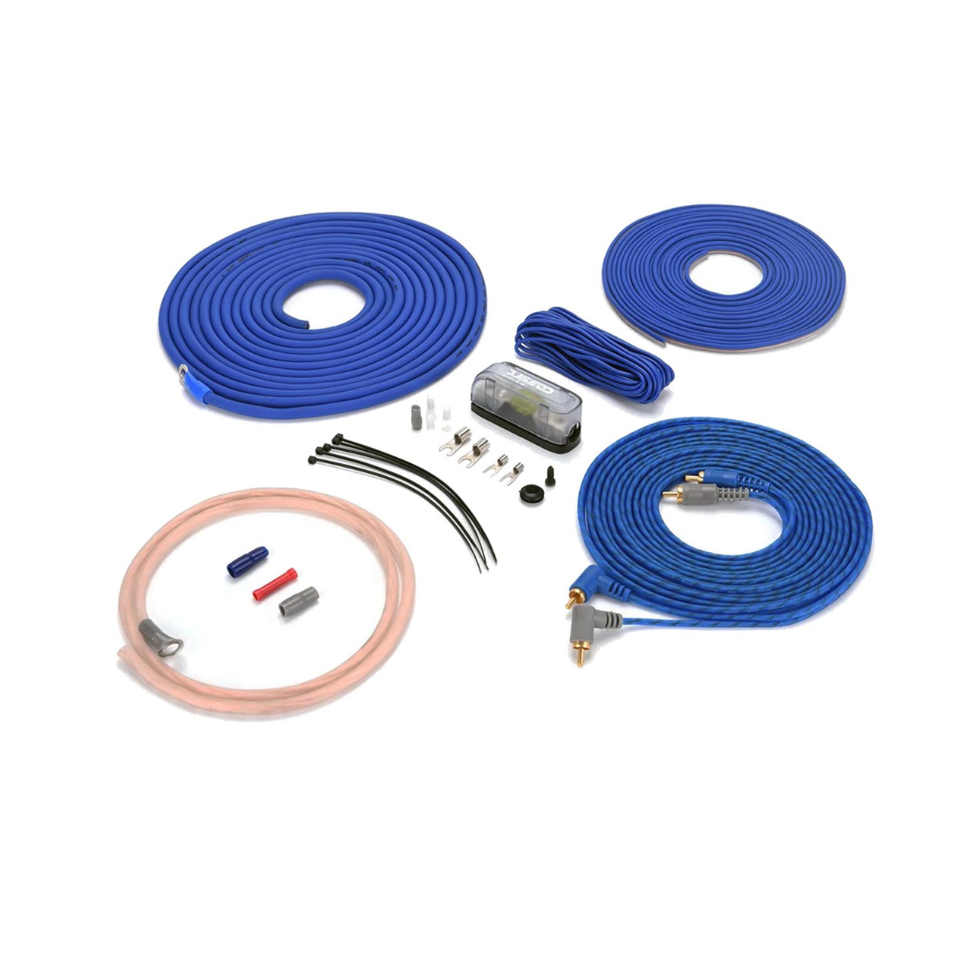 Orion Cobalt COKIT8 Complete Amp Wiring Kit | 8-Gauge Wire, 1200W, High Current Amplifier Wiring Kit, DIY Installation Cables, Includes Fuse Holder, Speaker Wire, RCA Cable