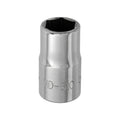 Williams JHWM-610 SUPERTORQUE 1/4-Inch Drive Shallow SAE Socket, 6 Point, 5/16-Inch Size, High-Polished Chrome Finish, Designed For Use On 6 Point Fasteners