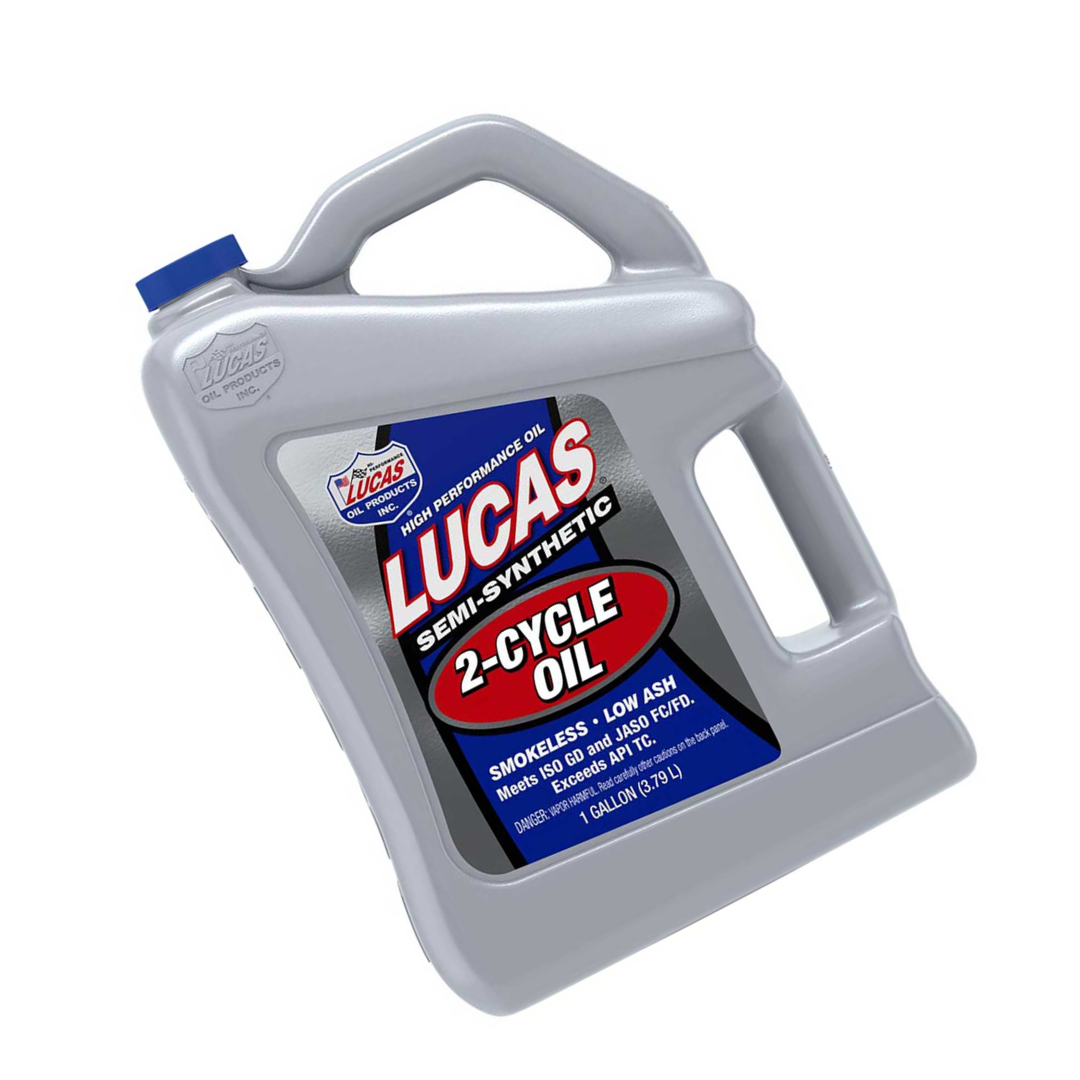 Lucas Oil 10115LUCAS Semi-Synthetic 2-Cycle Engine Oil – 1 Gallon, High-Performance Marine & Powersports Oil