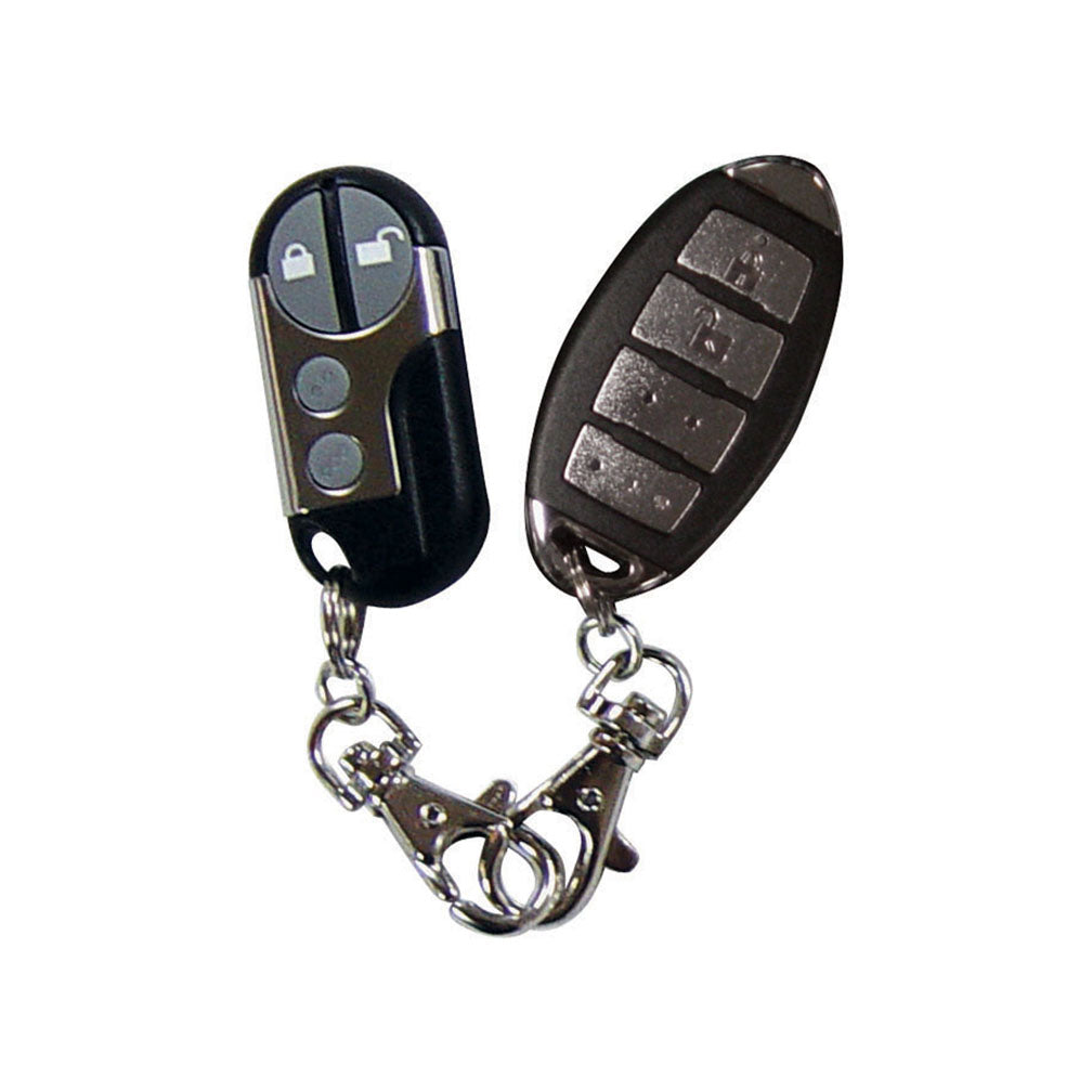 Excalibur K9MUNDIALSSX Omega Keyless Entry and Security starter interrupt two 4 button transmitters