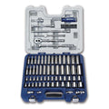 Williams 50607 79 Piece 3/8" Drive Deluxe Tool Set 6 and 12 Point Rugged-Case-System Tool Set, SAE and Metric, with 1/4" Hex Screwdriver Bits