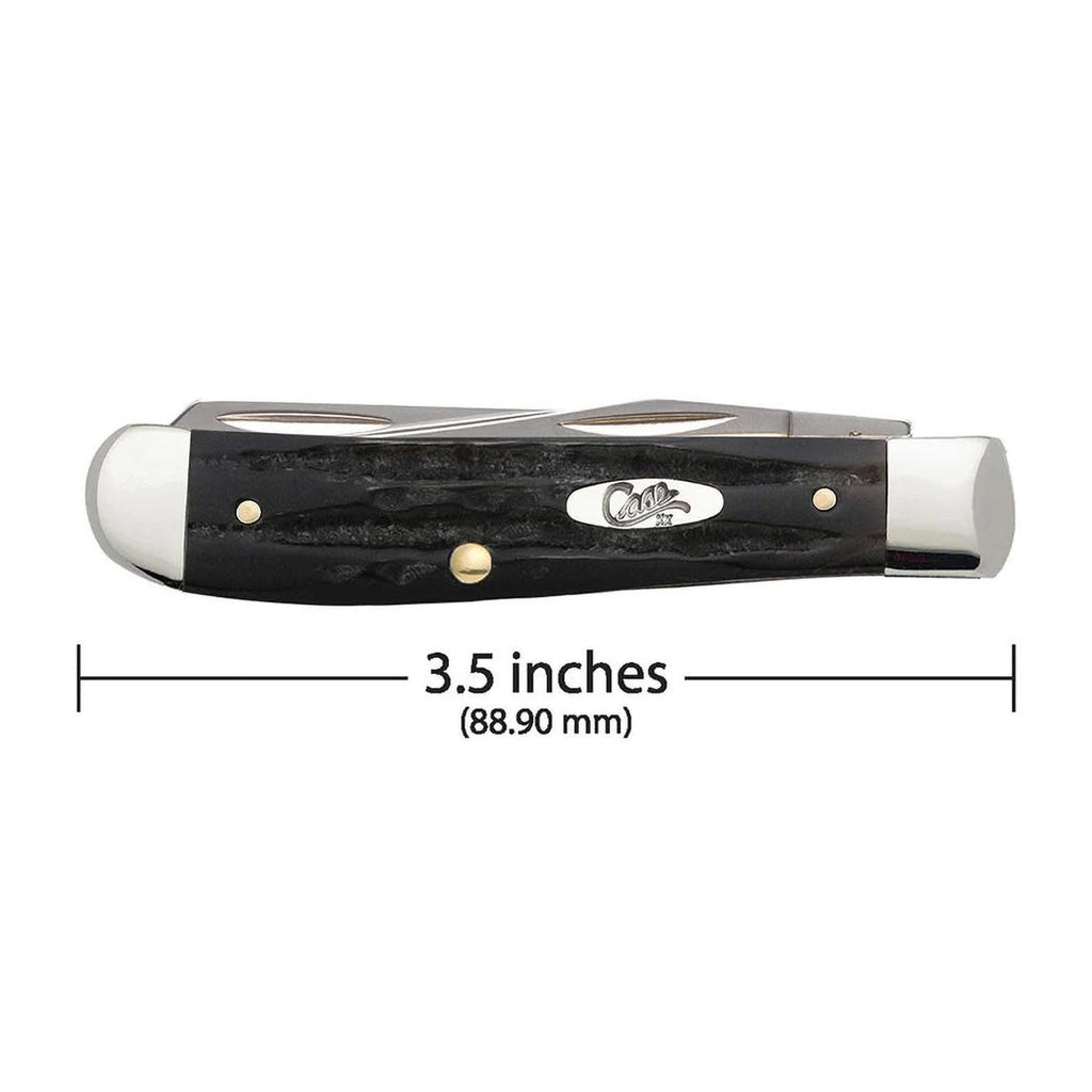 CASE XX WR Pocket Knife Jigged Buffalo Horn Mini Trapper Item #65016 - (Bh207 SS)