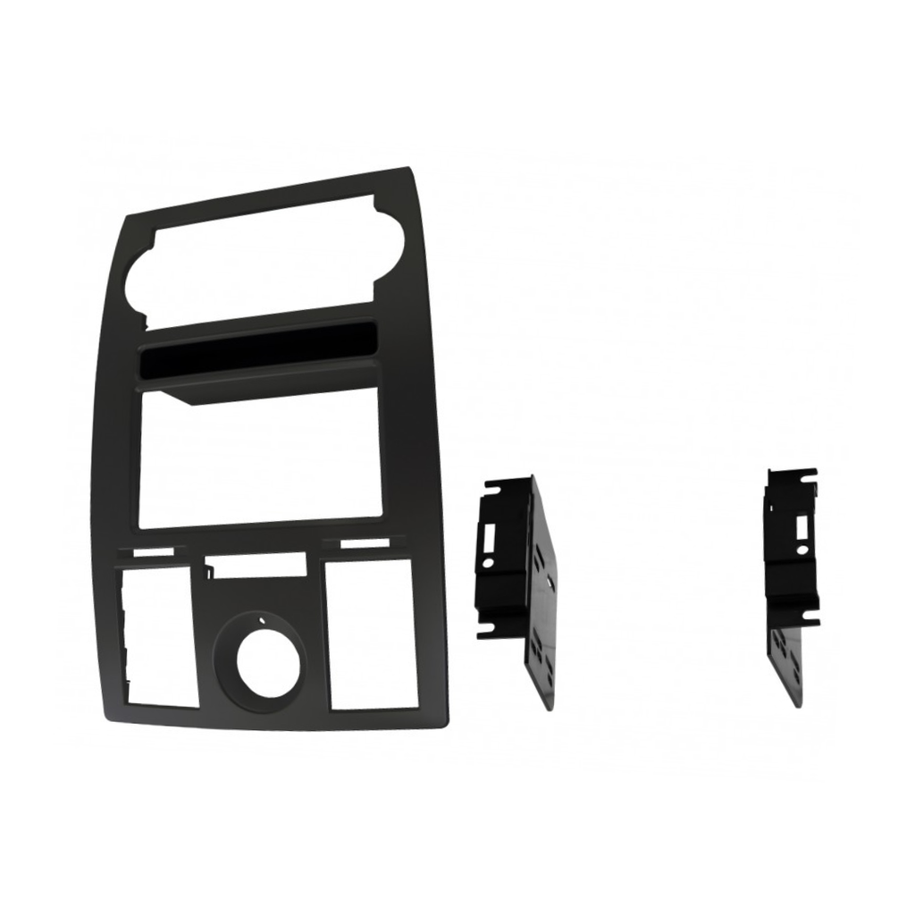 American International CDK637B Double DIN Dash Installation Kit for 2005–2007 Chrysler 300 – Satin Black