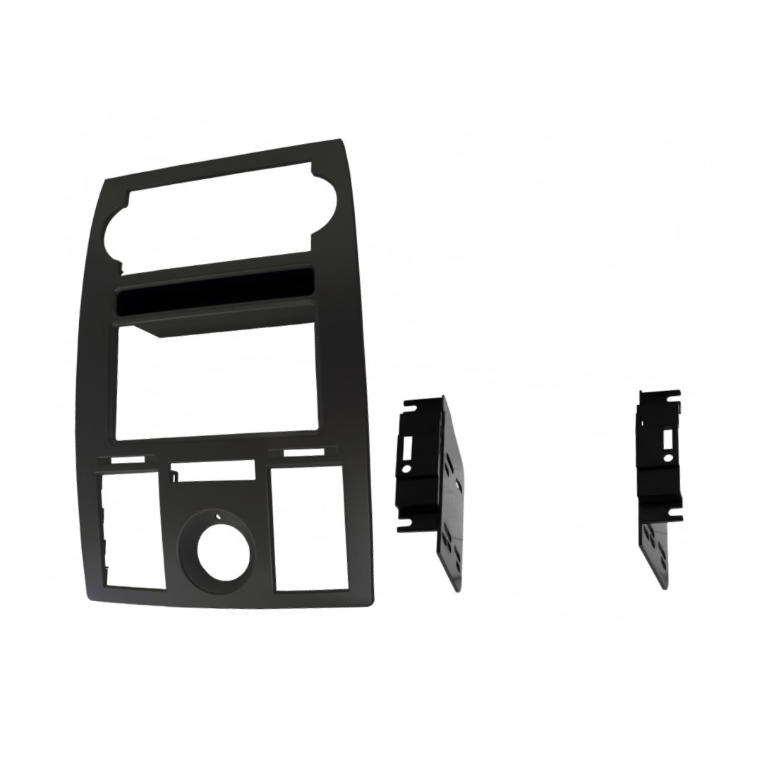 American International CDK637B Double DIN Dash Installation Kit for 2005–2007 Chrysler 300 – Satin Black