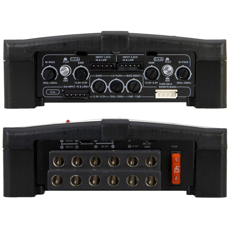 Power Acoustik RZ52500D Class D Amplifier, 2500W Max