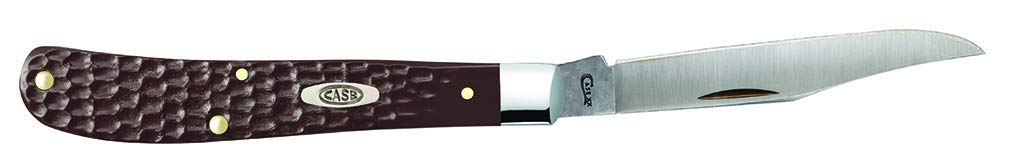 Case 00135 Slimline Trapper Pocket Knife, Stainless Steel/Brown, 4-1/8-In. Blade - Quantity 5