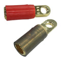 Nippon BTC14 2 PK RING TERMINAL AUDIOPIPE SCREW TYPE 4GA.X3/8"
