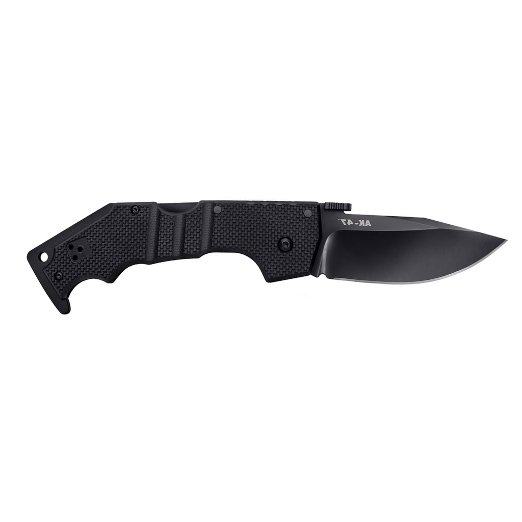 Cold Steel AK-47 3.5" S35VN Razor-Sharp Clip Point Blade 5.5" G-10 Handle Tactical Folding Knife w/Tri-Ad Lock, Ambidextrous Pocket/Belt Clip