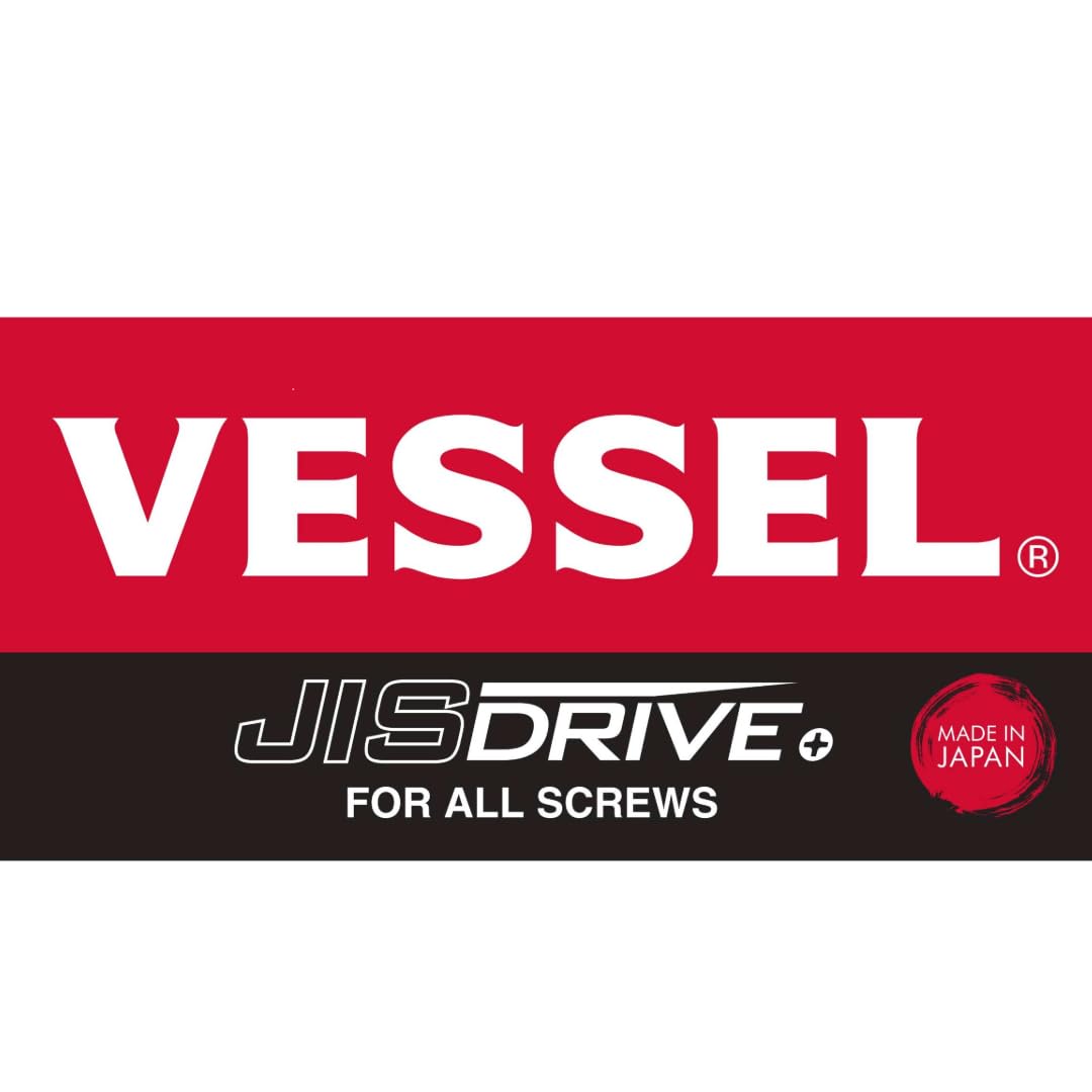 (USA Official) VESSEL e-ASSIST Screwdriver | Higher-Torque Model made in Japan No.220USB1U