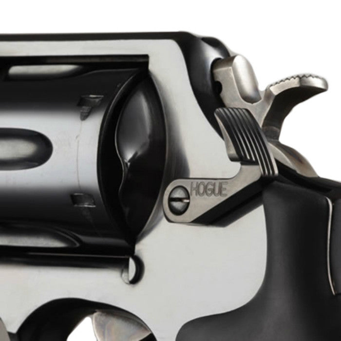 Hogue S&W Revolver Extended Cylinder Release, Short, Stainless Steel - 00684