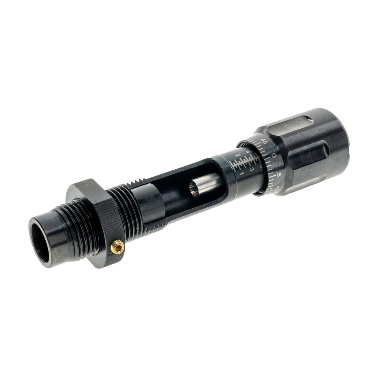Frankford Arsenal Universal Bullet Seating Die for .224 to .338 Caliber with Micrometer Stem and Storage Case for Reloading, Black