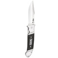 SOG Fielder G10 Folding Pocket Knife - Easy Open 3.3 Inch Foldable Knife Blade w/ EDC Knife Handle and Clip, Stainless Steel Do-It-All Knife (FF38-CP) , Black