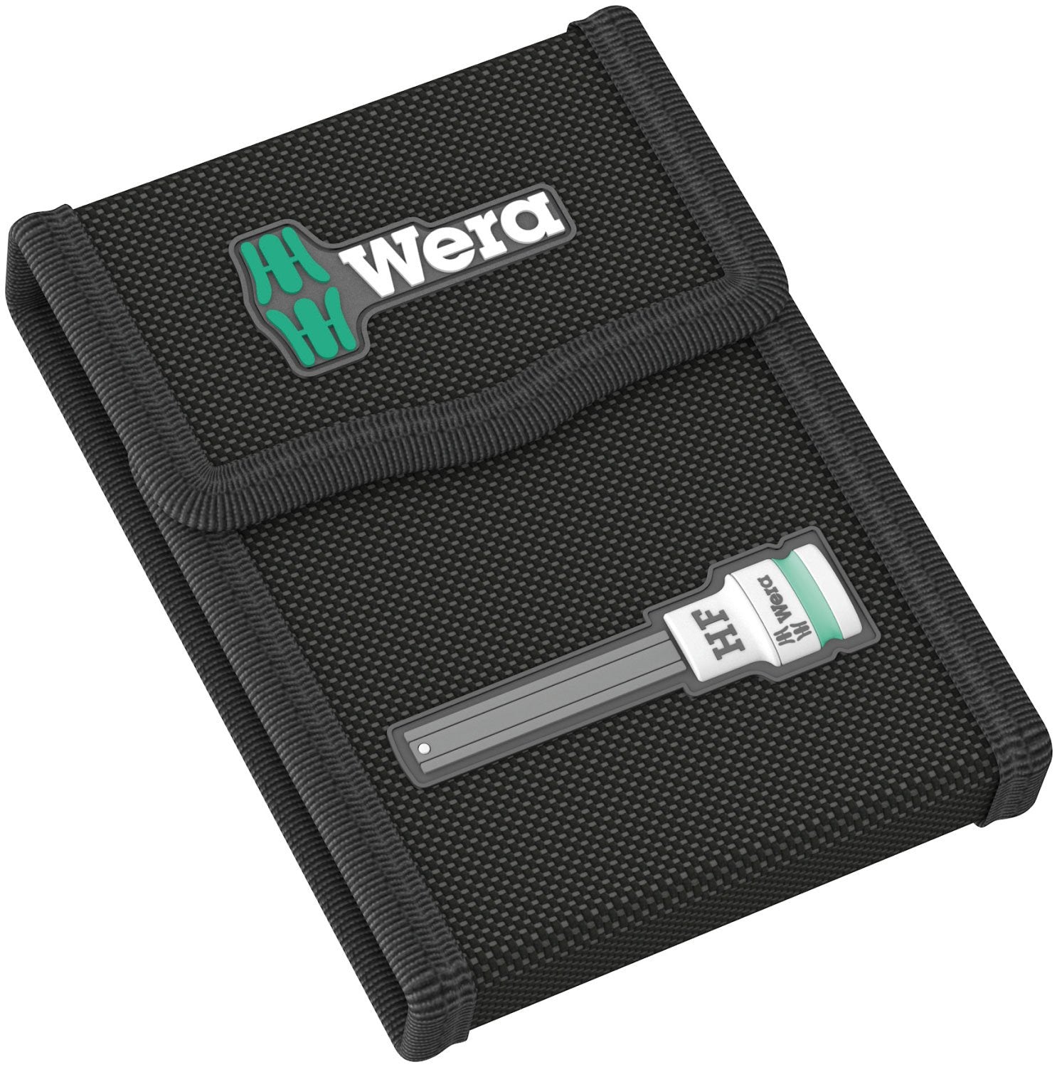 Wera - 5003345001 5Piece 100mm Long 1/4" Sq. Drive Holding Function Hex Socket Set, 003345